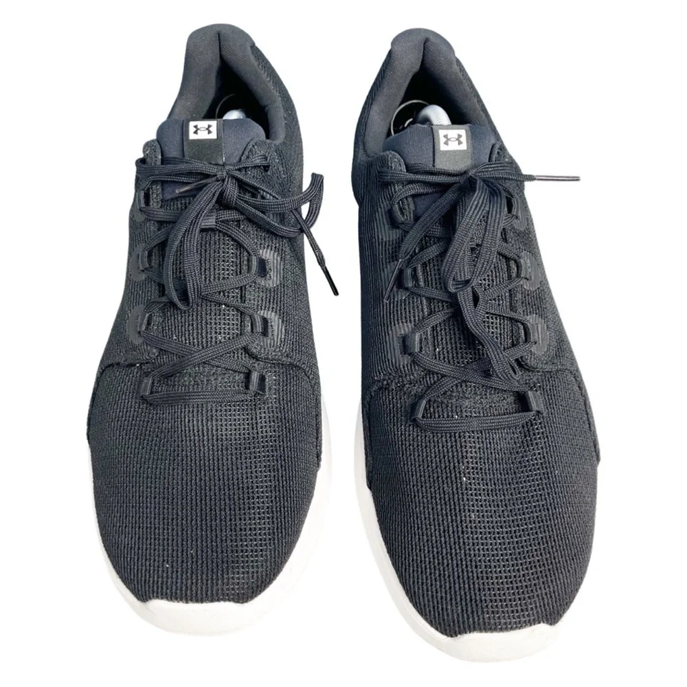 Under Armour Ripple 2.0 black textile size 13 men lace up trainers/ sneakers